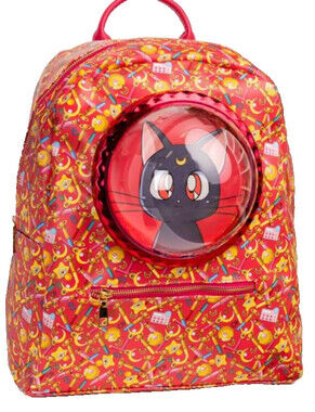 Sailor Moon Luna Cat Bubble Window Full Size Backpack NEW WITH TAGS